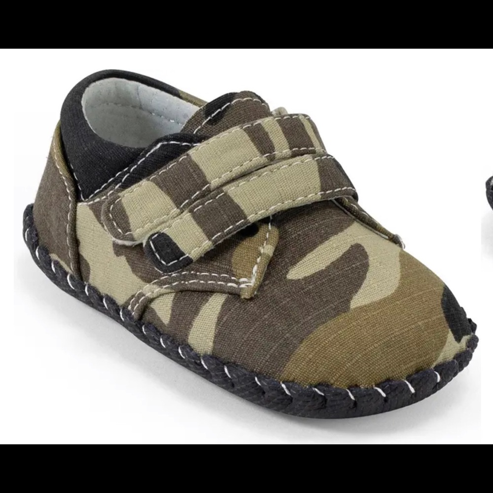 NEW Pediped Shoes Baby Boys Size 0-6 months originals ETHAN Camo handcrafted